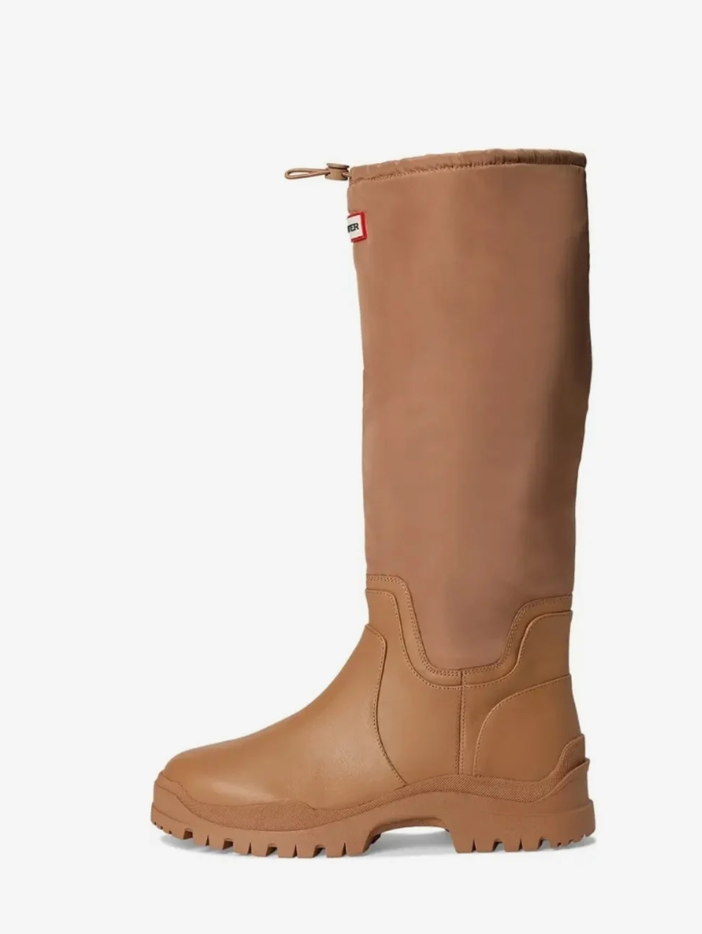 Hunter Wendy Tall Waterproof Rain Boots- Light Natural - Picture 2 of 12